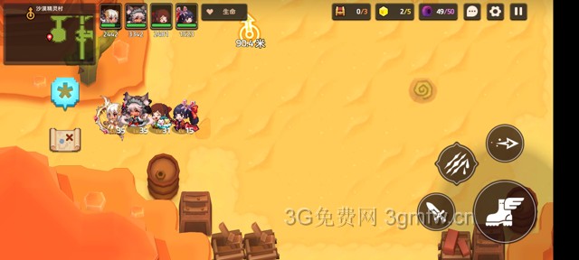 坎公骑冠剑主线第四章（普通）4-2地图攻略