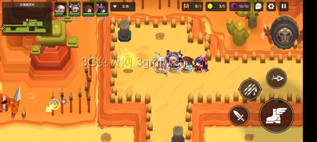 坎公骑冠剑主线第四章（普通）4-2地图攻略