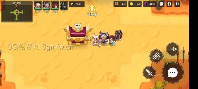 坎公骑冠剑主线第四章(普通)4-3地图攻略