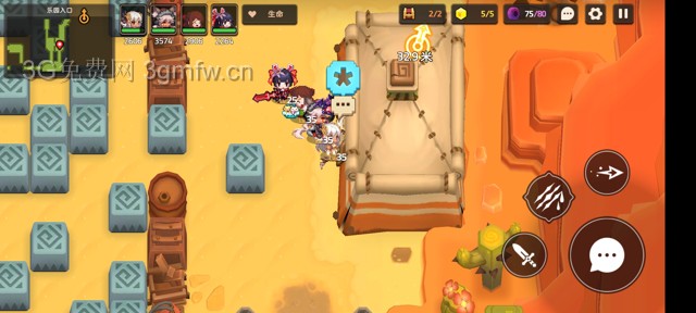 坎公骑冠剑主线第四章(普通)4-4地图攻略