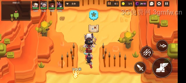 坎公骑冠剑主线第四章(普通)4-4地图攻略