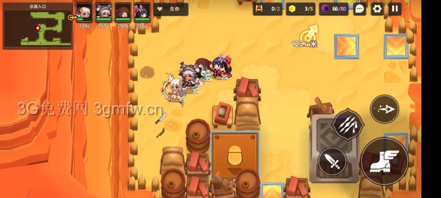 坎公骑冠剑主线第四章(普通)4-4地图攻略