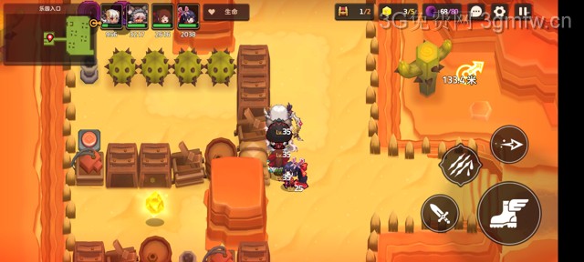 坎公骑冠剑主线第四章(普通)4-4地图攻略