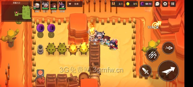 坎公骑冠剑主线第四章(普通)4-4地图攻略