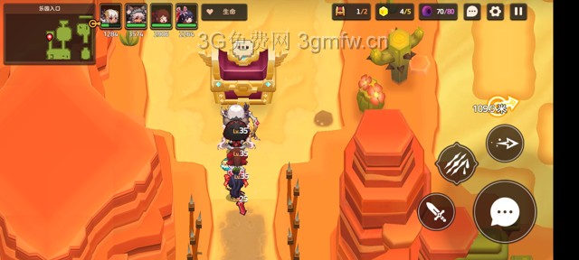 坎公骑冠剑主线第四章(普通)4-4地图攻略