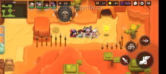 坎公骑冠剑主线第四章(普通)4-5地图攻略