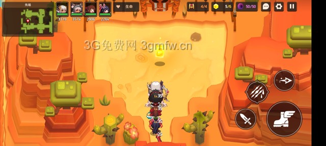 坎公骑冠剑主线第四章(普通)4-5地图攻略