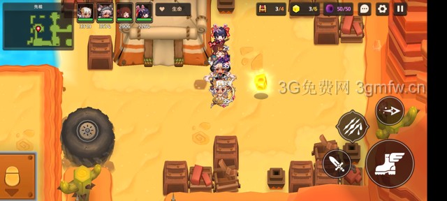 坎公骑冠剑主线第四章(普通)4-5地图攻略