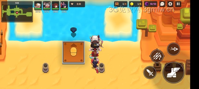 坎公骑冠剑主线第四章(普通)4-5地图攻略