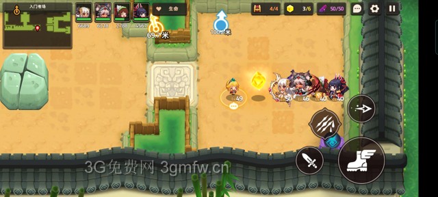 坎公骑冠剑主线第五章(普通)5-1地图攻略