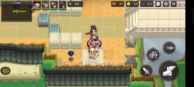 坎公骑冠剑主线第五章(普通)5-1地图攻略