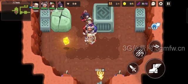 坎公骑冠剑主线第五章(普通)5-1地图攻略