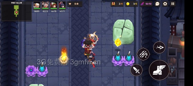 坎公骑冠剑主线第五章(普通)5-7地图攻略