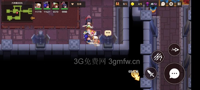 坎公骑冠剑主线第七章(普通)7-1地图攻略