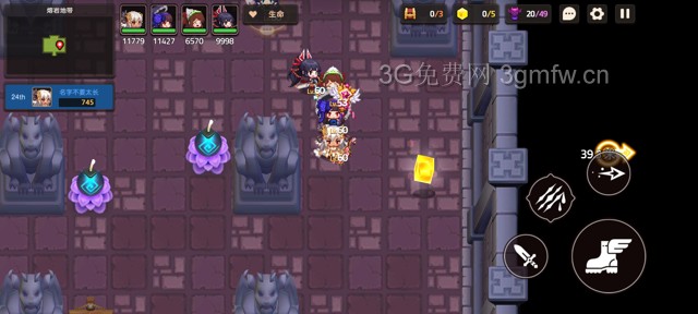 坎公骑冠剑主线第七章(普通)7-3地图攻略