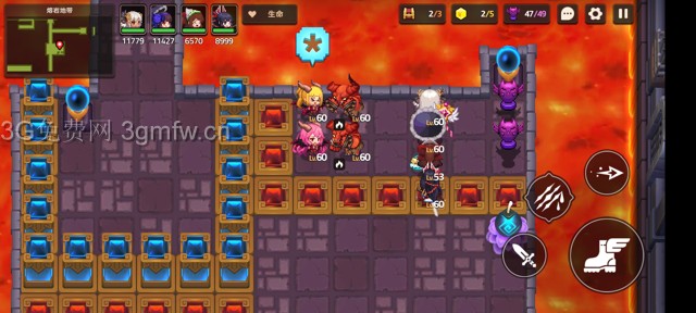 坎公骑冠剑主线第七章(普通)7-3地图攻略