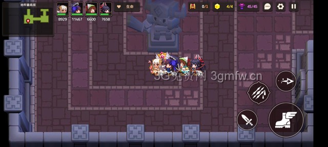 坎公骑冠剑主线第七章(普通)7-5地图攻略