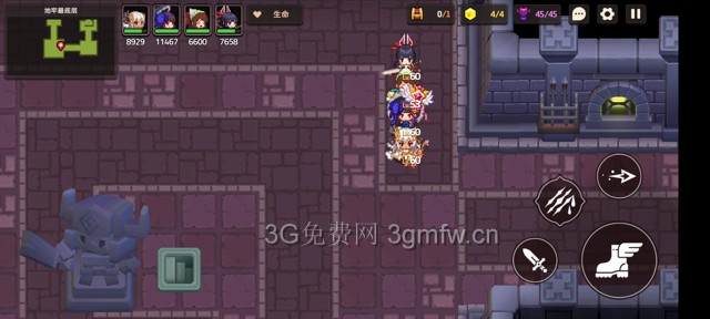 坎公骑冠剑主线第七章(普通)7-5地图攻略