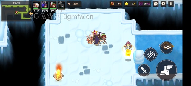 坎公骑冠剑主线第八章(普通)8-1地图攻略