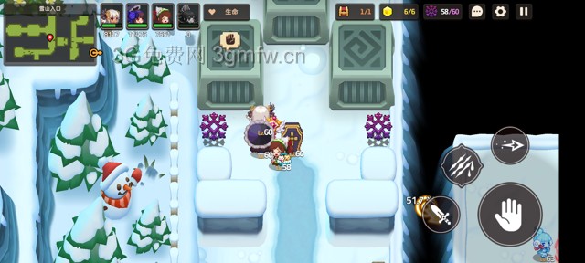 坎公骑冠剑主线第八章(普通)8-1地图攻略