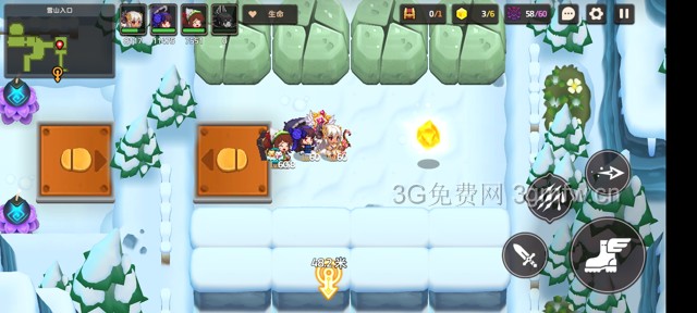 坎公骑冠剑主线第八章(普通)8-1地图攻略