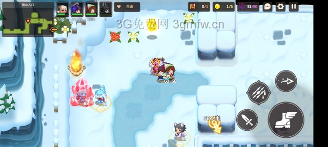 坎公骑冠剑主线第八章(普通)8-1地图攻略