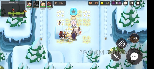 坎公骑冠剑主线第八章(普通)8-5地图攻略