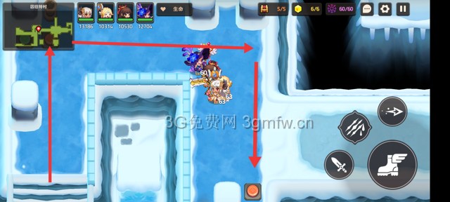 坎公骑冠剑主线第八章(普通)8-3地图攻略