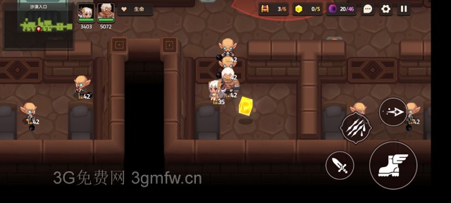 坎公骑冠剑主线第四章(普通)4-1地图攻略