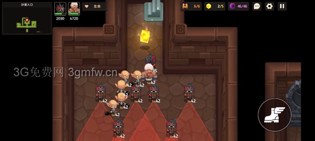 坎公骑冠剑主线第四章(普通)4-1地图攻略