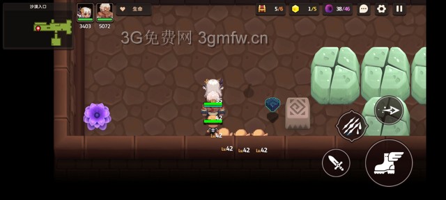 坎公骑冠剑主线第四章(普通)4-1地图攻略