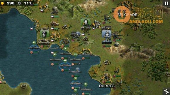 将军的荣耀西线盟军第六关巴尔干行动攻略