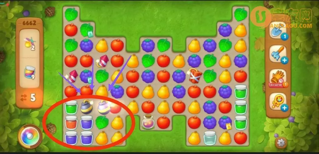 梦幻花园第6662关怎么过? 梦幻花园攻略第6662关