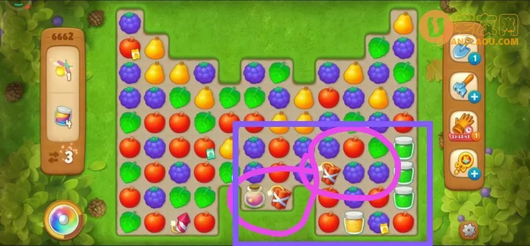 梦幻花园第6662关怎么过? 梦幻花园攻略第6662关