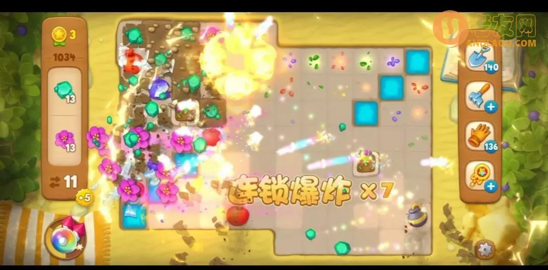 梦幻花园第1034关怎么过? 梦幻花园攻略第1034关