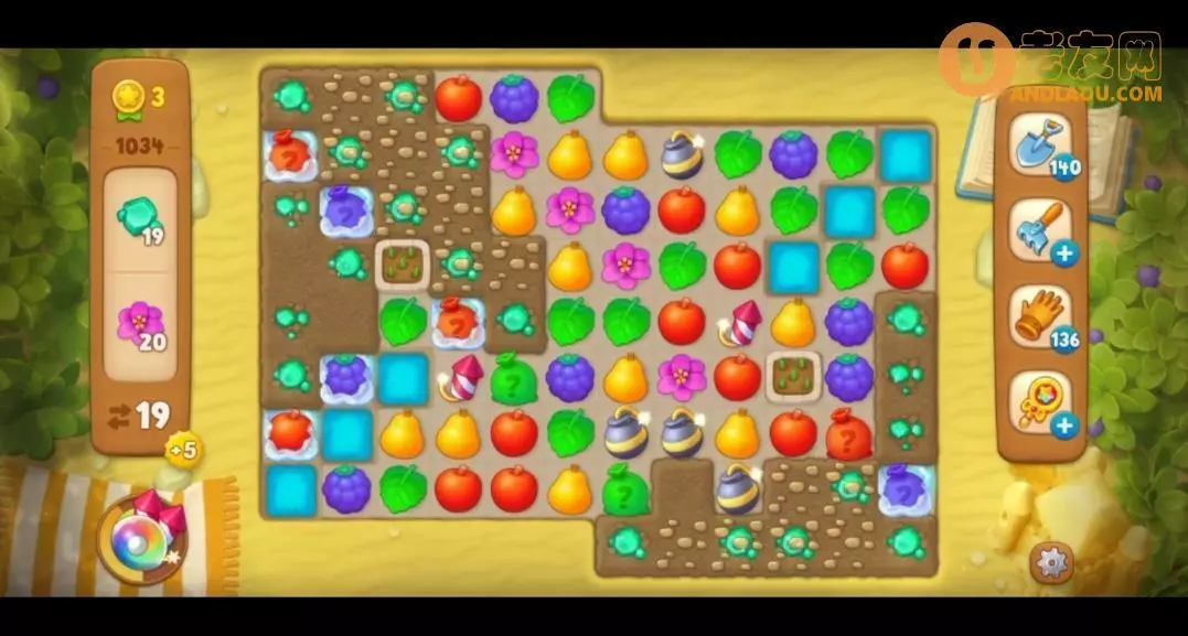 梦幻花园第1034关怎么过? 梦幻花园攻略第1034关