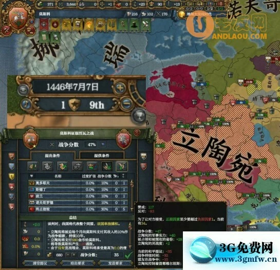 欧陆风云4《EU4》莫斯科1444-1535百年攻略