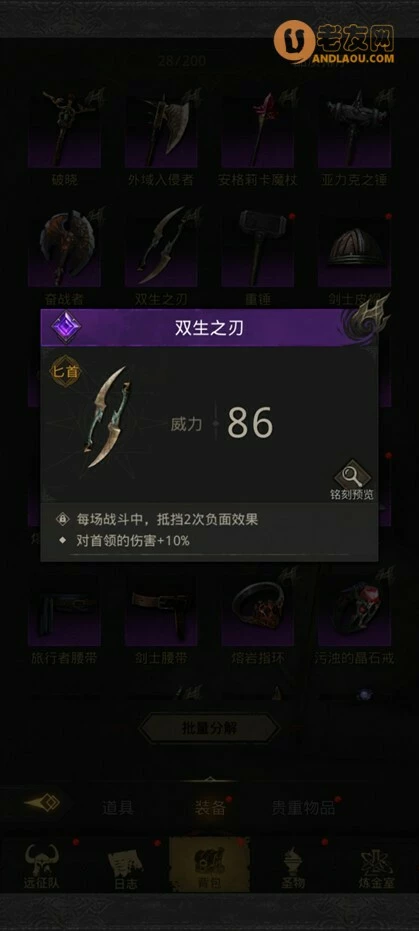 《地下城堡3》塔姆与维得普通难度攻略