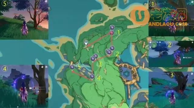 《原神》荒泷一斗鬼兜虫收集路线攻略