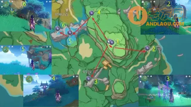 《原神》荒泷一斗鬼兜虫收集路线攻略