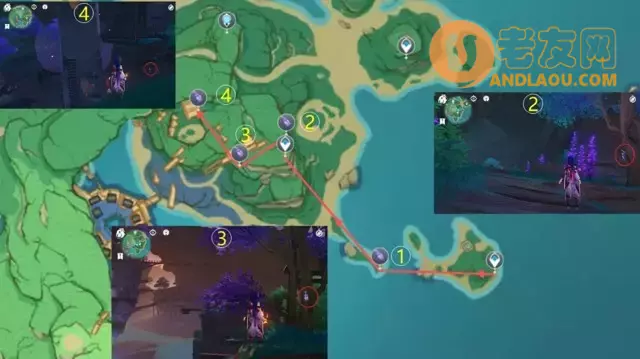 《原神》荒泷一斗鬼兜虫收集路线攻略