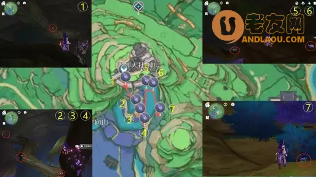 《原神》荒泷一斗鬼兜虫收集路线攻略