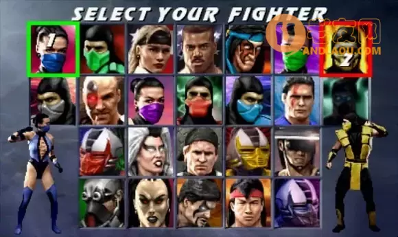 真人快打3《MortalKombat3》出招表