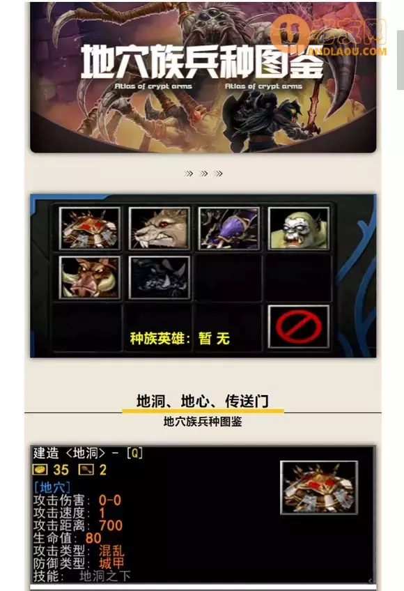 魔兽争霸3《军团战争》种族兵种图鉴攻略