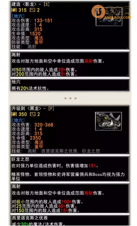 魔兽争霸3《军团战争》种族兵种图鉴攻略