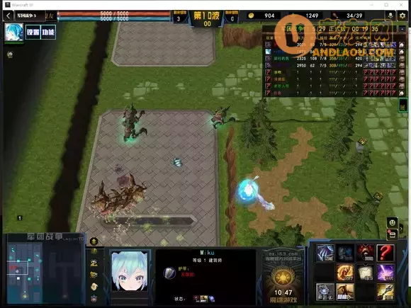 魔兽争霸3《军团战争》白虎刺蛇单兵攻略