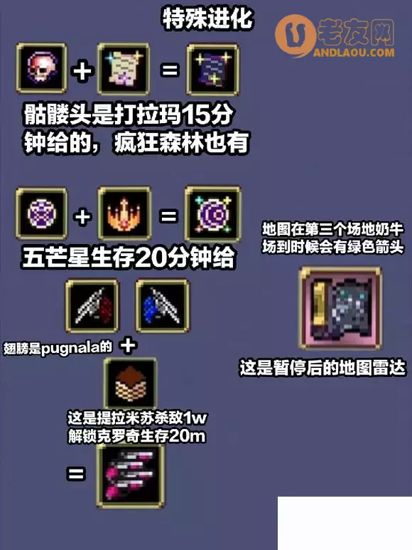 吸血鬼幸存者《VampireSurvivors》0.5最新超武合成表