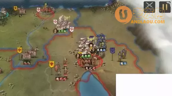 《欧陆战争7》战役普通模式9-8曼苏拉战役零氪无血包攻略