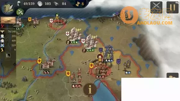 《欧陆战争7》战役普通模式9-8曼苏拉战役零氪无血包攻略