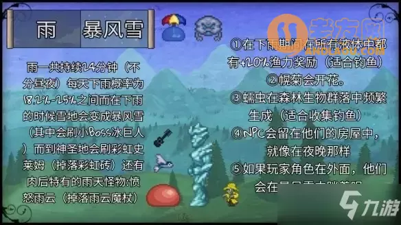 泰拉瑞亚《Terraria》沙尘暴和暴风雪触发条件及效果攻略